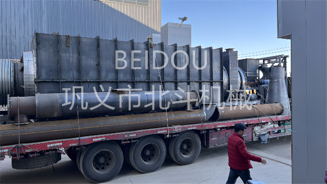 甘蔗渣炭化炉装车现场,即将发往广西客户