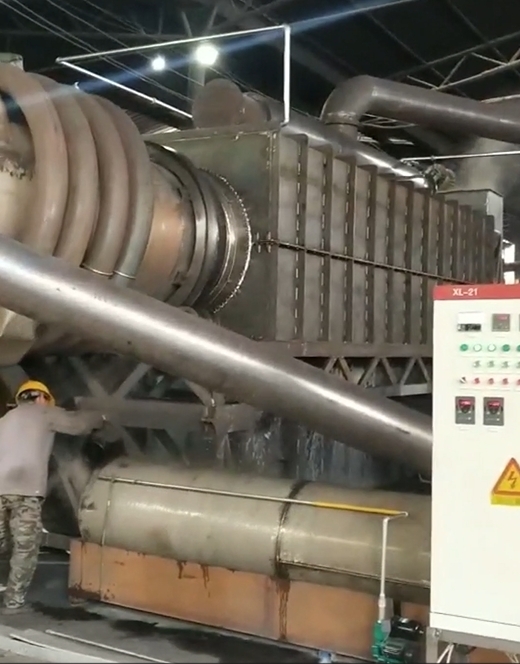 北斗机械稻壳炭化炉在江苏试机大获成功