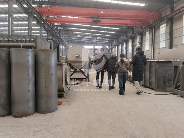 客户参观聚焦：北斗机械连续式炭化炉背后的合作规划与技术交流