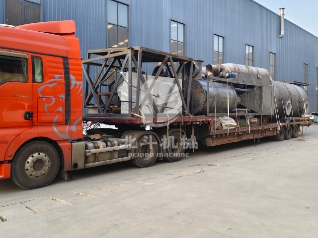 满满一车!活性炭生产线配件发货中